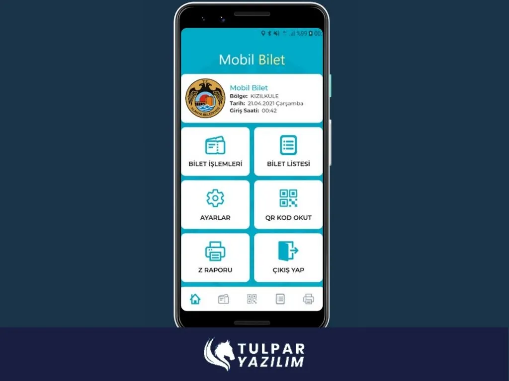 Mobil bilet uygulamasının tanıtım görseli